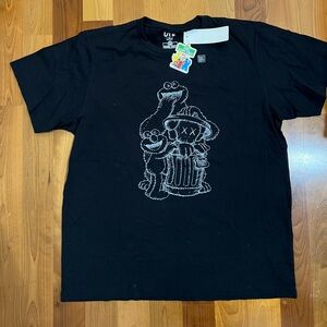 Brand New KAWS x UNIQLO Sesame Street Shirt